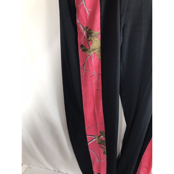 NWT Realtree Women's Plus Size Black/Hot Pink Camo Leggings 3xl - Picture 4 of 6